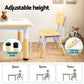 4 Chairs Set Graffiti Ktc Gra Nat 1 Table