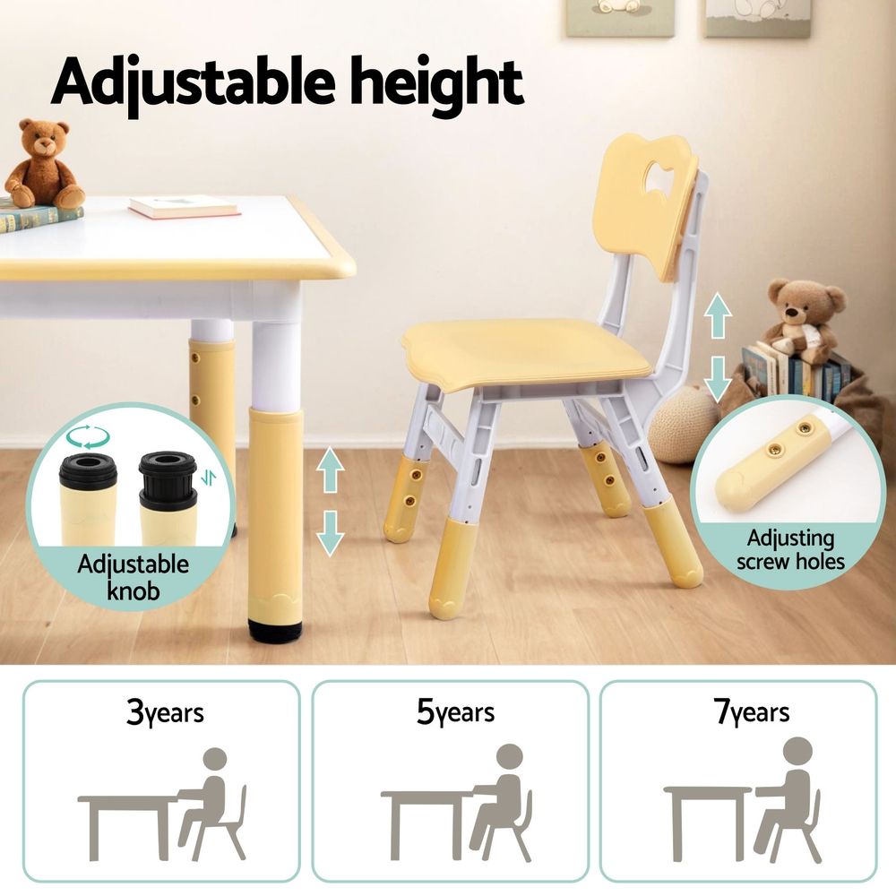 4 Chairs Set Graffiti Ktc Gra Nat 1 Table