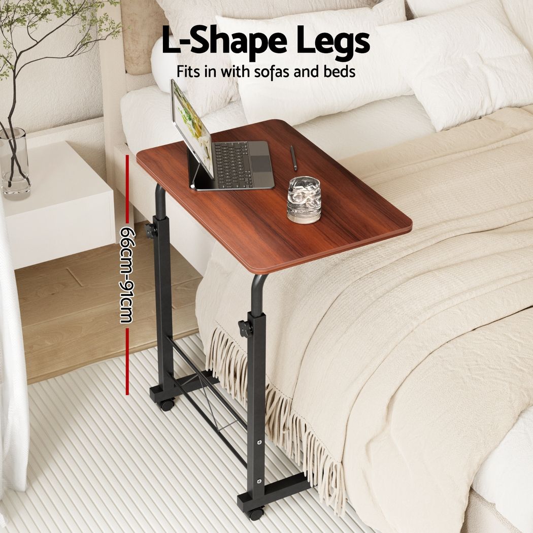 Laptop Table Desk Portable - Dark Wood