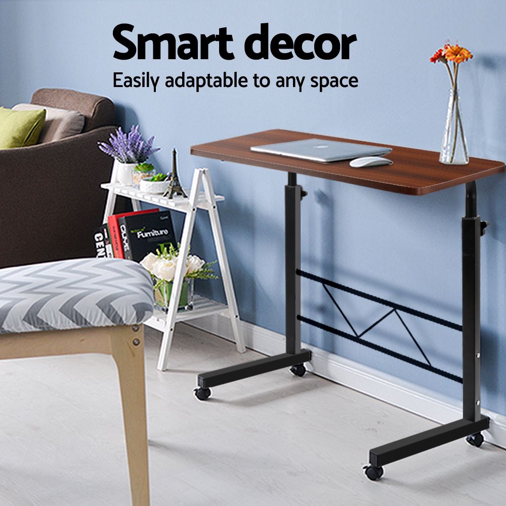 Laptop Table Desk Portable - Dark Wood