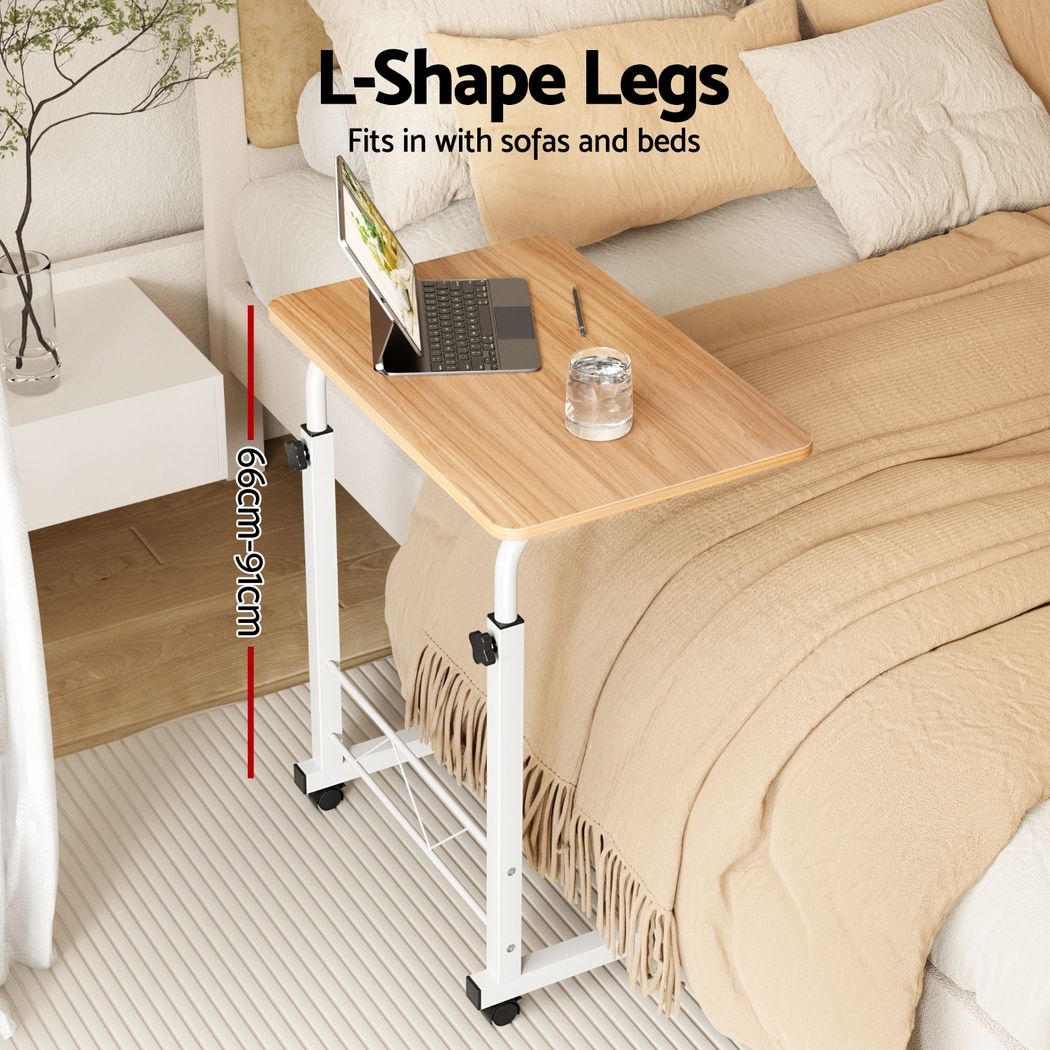Laptop Table Desk Portable - Light Wood