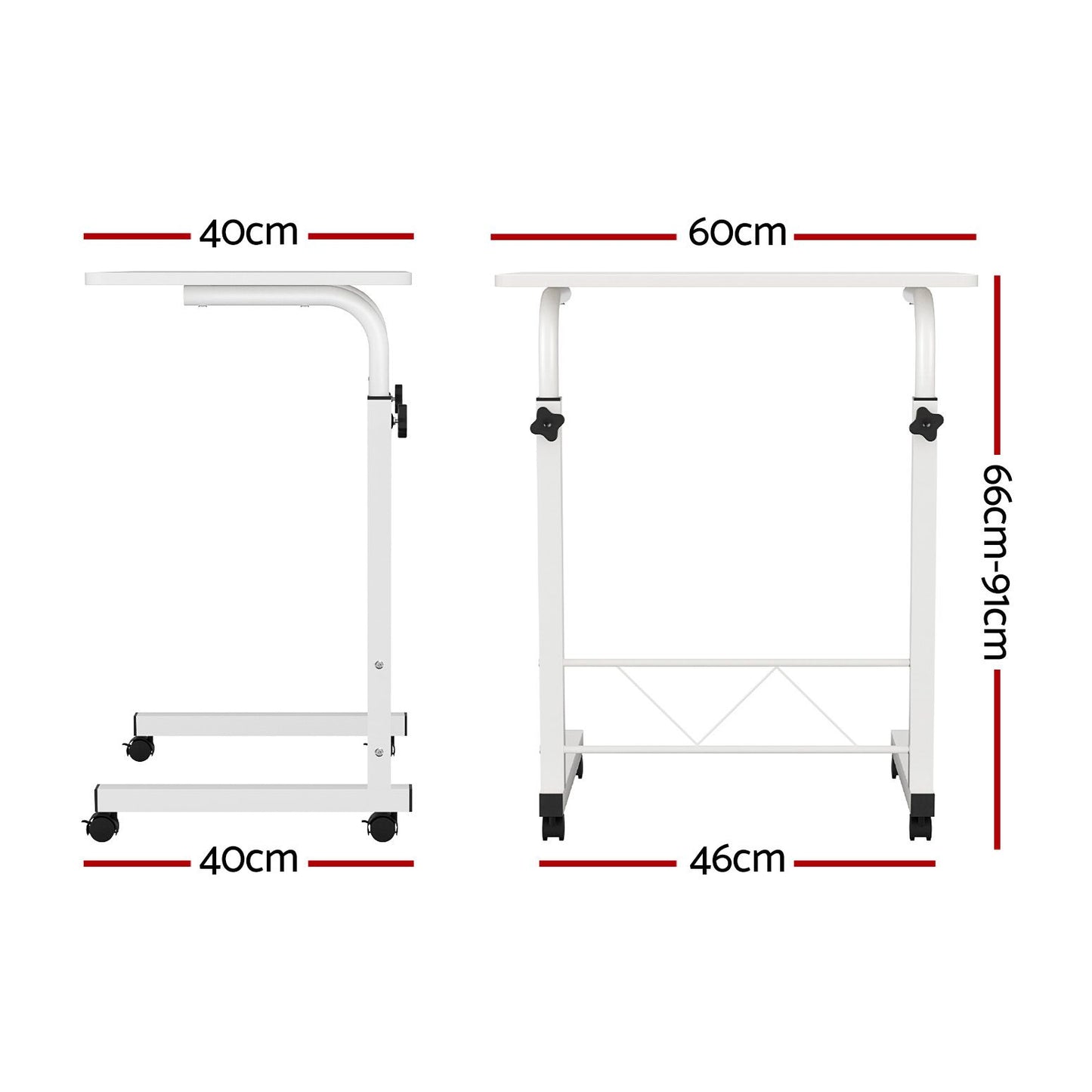 Laptop Table Desk Portable - White