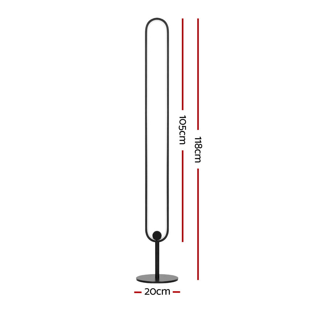 RGB LED Floor Lamp Colour Light Stand Corner Modern Living Room 118CM