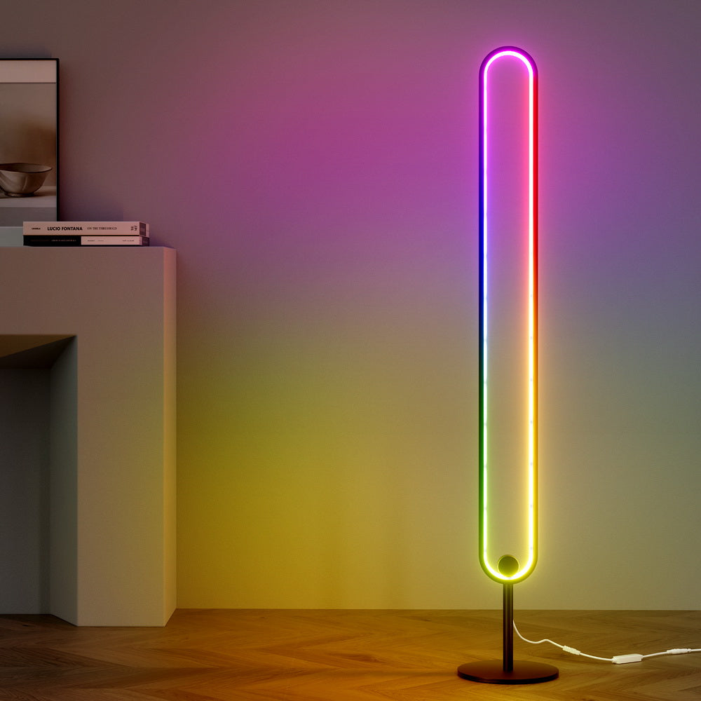 RGB LED Floor Lamp Colour Light Stand Corner Modern Living Room 118CM