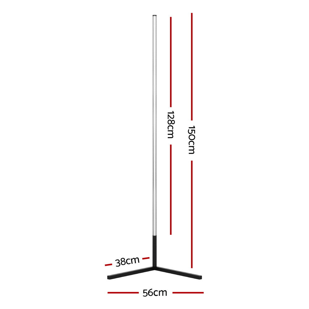 RGB LED Floor Lamp Corner Colour Light Stand Modern Living Room 150CM