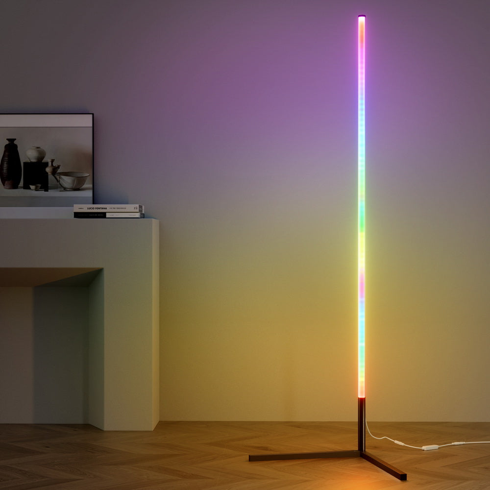 RGB LED Floor Lamp Corner Colour Light Stand Modern Living Room 150CM