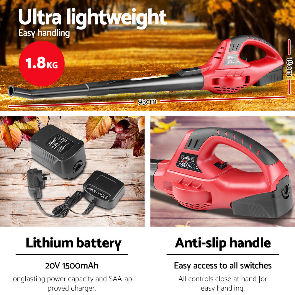 Cordless Leaf Blower, Lightweight