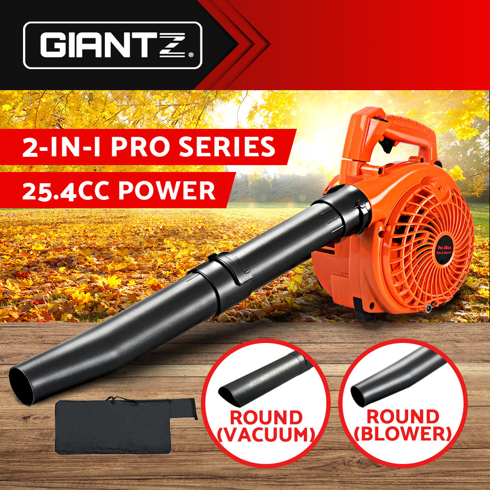 Petrol Blower and Vacuum 36CC - Orange & Black