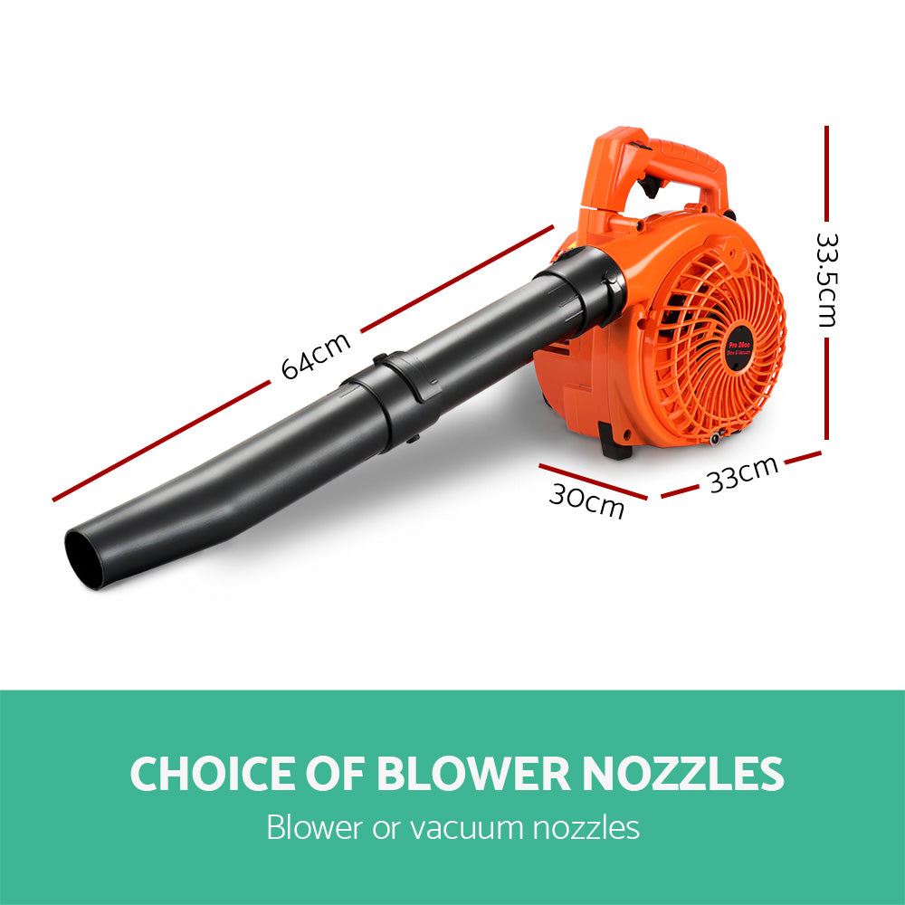 Petrol Blower and Vacuum 36CC - Orange & Black