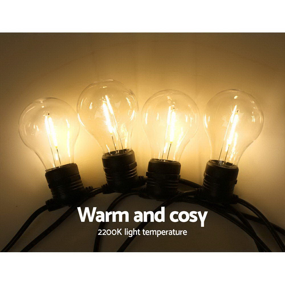 Festoon String Lights 59M LED Outdoor Wedding Party Garden Decor
