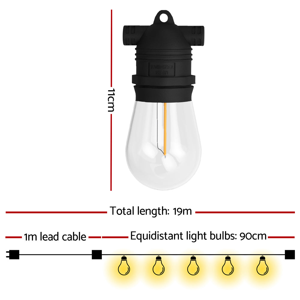 Festoon Lights Christmas Fairy String Lights Outdoor Party 23M