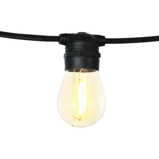 Festoon String Lights 17M Solar Wedding Party Waterproof Outdoor