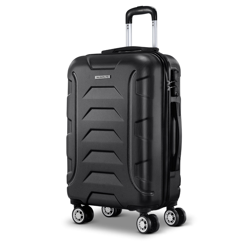 Luggage Travel Suitcase Set 20" Trolley Hard Case Strap Lightweight