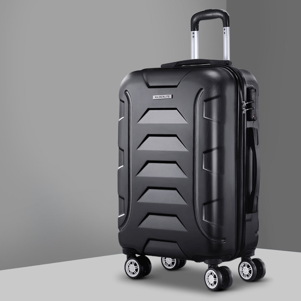 Luggage Travel Suitcase Set 20" Trolley Hard Case Strap Lightweight