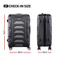 Luggage Travel Suitcase Set 28" Trolley Hard Case Strap Lightweight