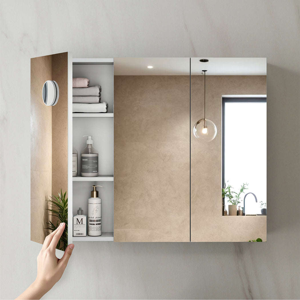 Levede Bathroom Mirror Cabinet 90CM