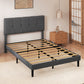 Levede Bed Frame Upholstered Platform Mattress Base Double