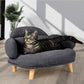Pawz Elevated Pet Dog Cat Sofa Bed Couch XL Size Grey
