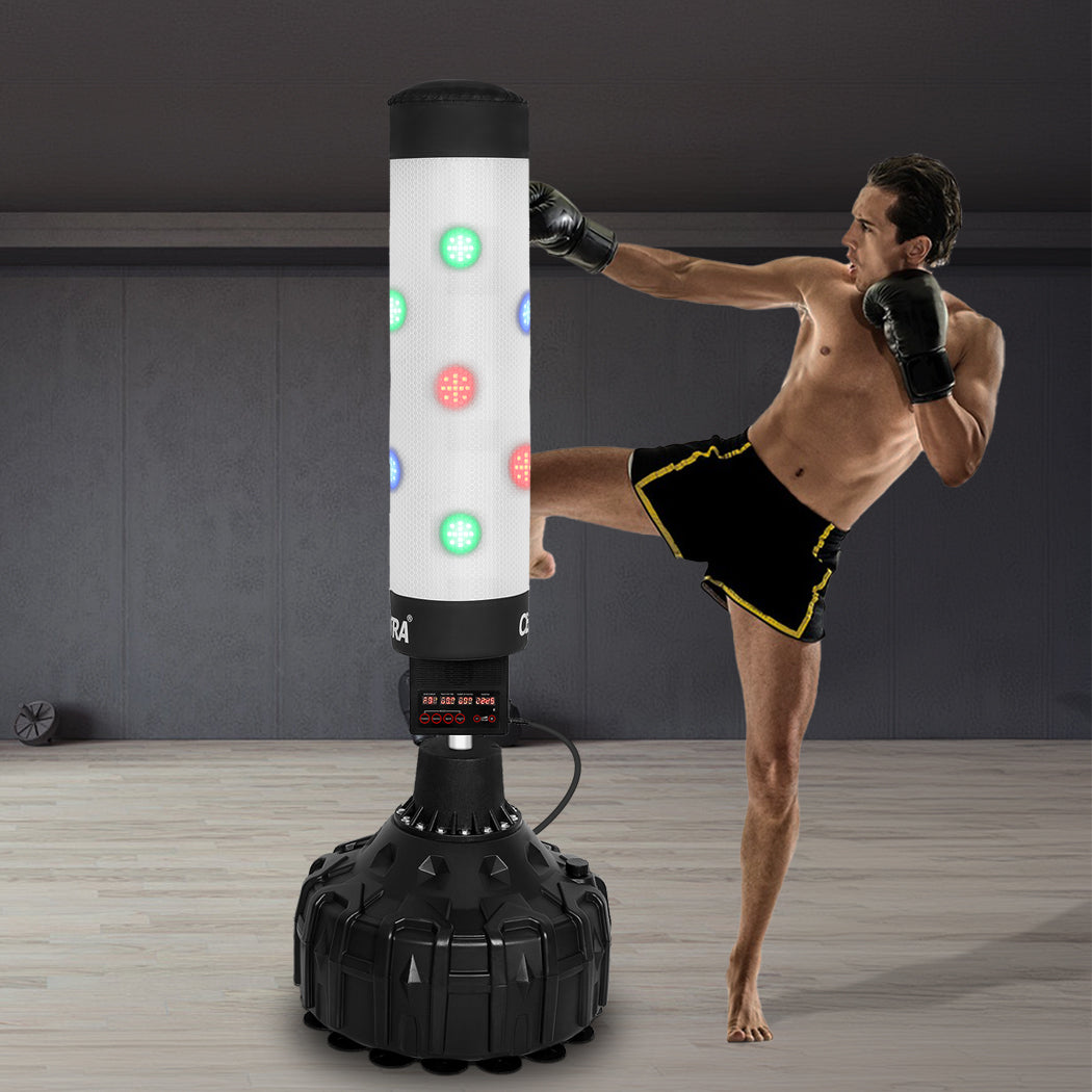 Centra Punching Boxing Bag Stand Electronic Counter Music LED Kick Gym Traning