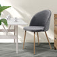Levede 8x Dining Chairs Seat French Grey