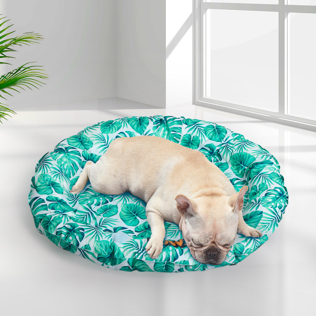 PaWz Pet Cool Gel Mat Cat Bed Dog Bolster L Large