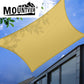Mountview Sun Shade Sail Cloth Canopy Sand 180
