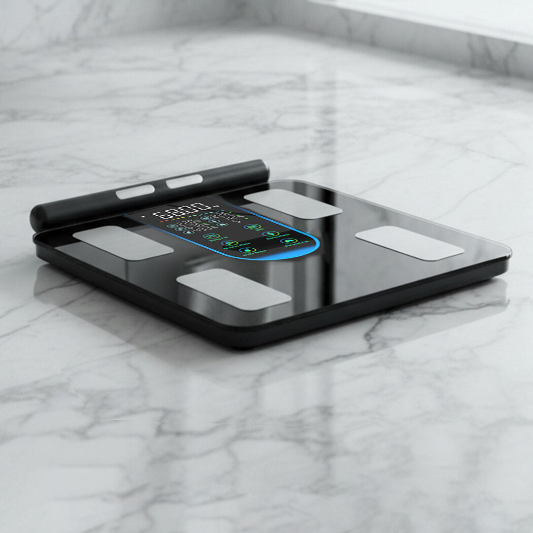 Centra Smart Scale for Body Fat Bathroom Digital Pregnancy BMI Monitor Bluetooth