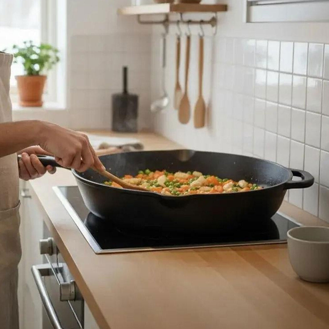 Toque Non Stick Frying Pan Cast Iron Steak Skillet