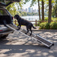 PaWz Dog Ramp Foldable Extendable with Reflective Strips Non Slip for Car Black