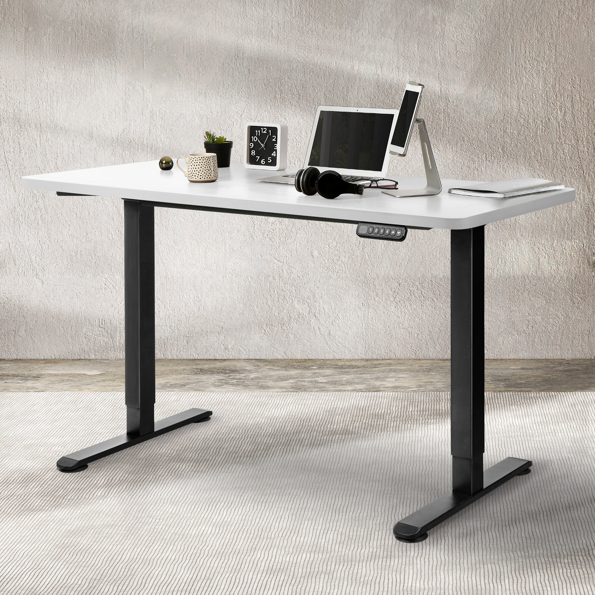 Levede Desktop For Motorised Adjustable White 120X60CM (Desktop Only)