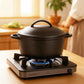 Pawz 6.6L Cast Iron Dutch Oven Heavy Duty Casserole Pot