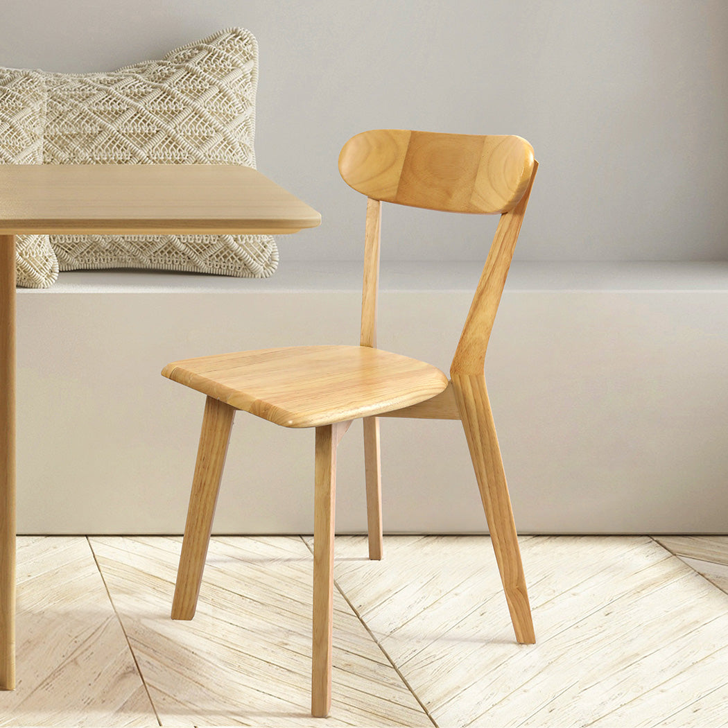 Levede 4x Dining Chairs Wooden Kitchen Chair