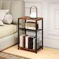 Levede Side Table 3-Tier Storage Shelf Modern Table