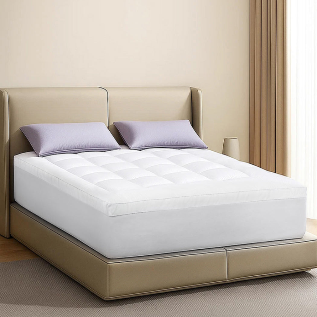 Dreamz Mattress Topper Pillowtop Cover Bed Protector Queen