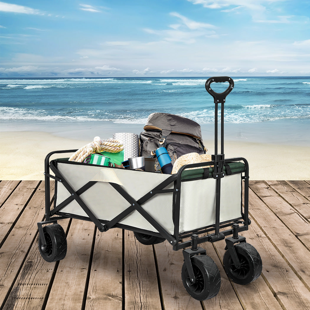 Lambu Garden Camping Trolley Outdoor Beige