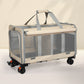 Pawz Pet Carrier 4 Wheel Portable Rolling Foldable