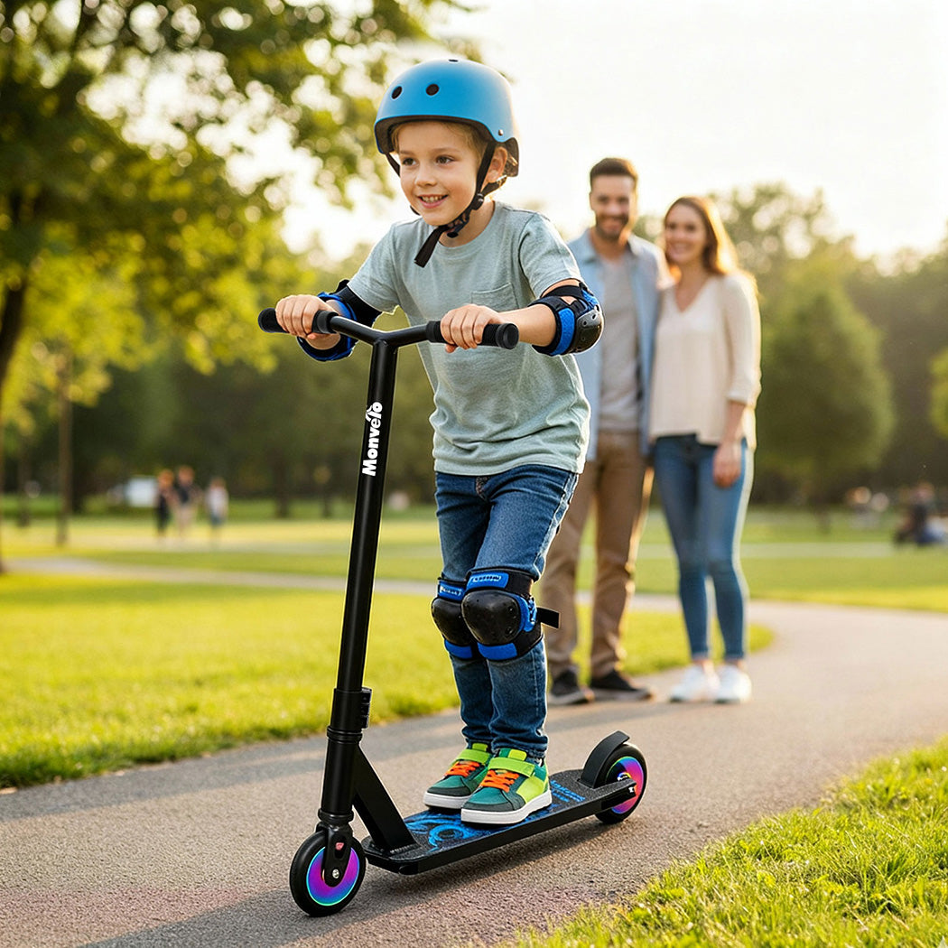 Monvelo 360° Freestyle Stunt Scooter for Kids Adults