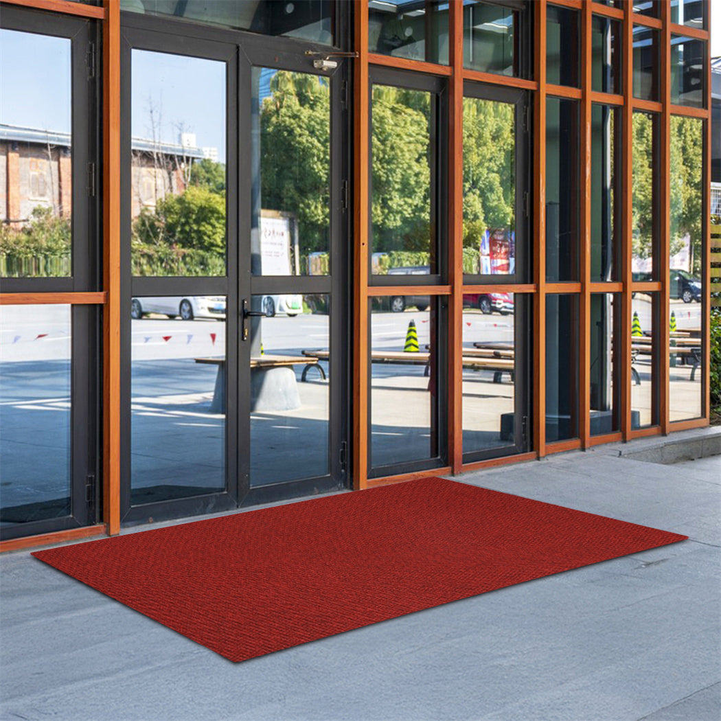 Marlow Extra Large Floor Rug Outdoor 90cm x 305cm Red