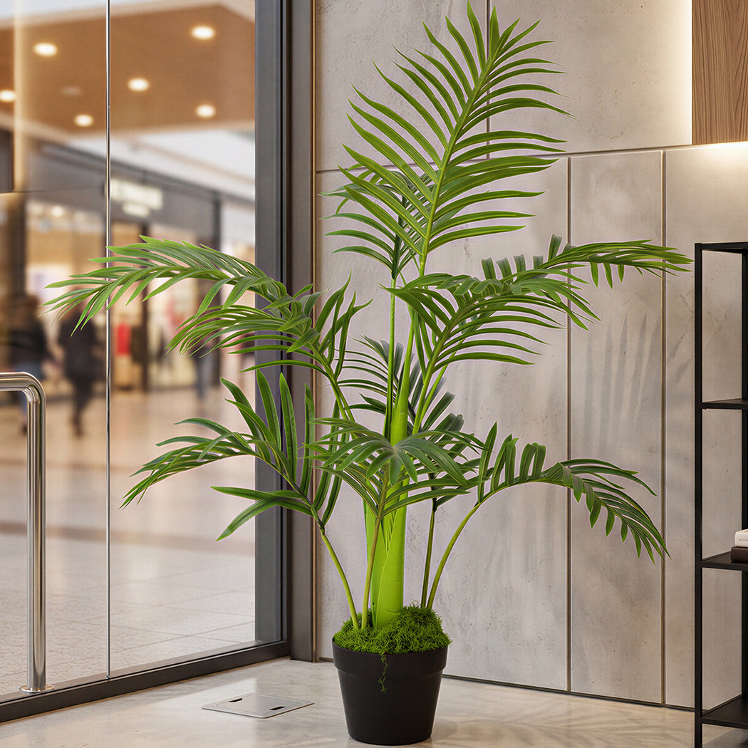 Lambu Artificial Oak Tree Lifelike Fake Leaves Artificial Plants Indoors 95cm