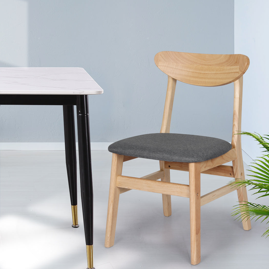 Levede 4xDining Chairs Kitchen Chair Clear 4Pack