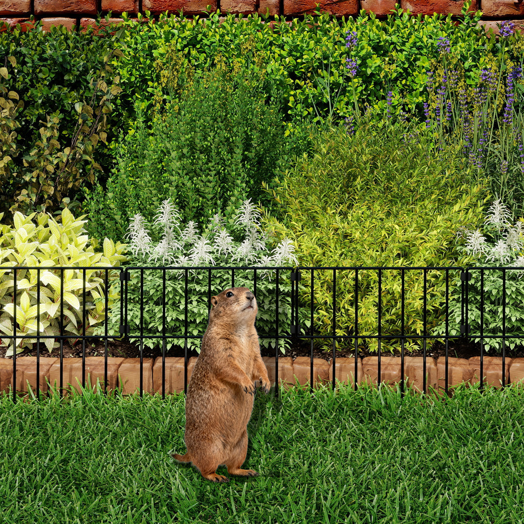 Mountview 10 Pcs Garden Fence Border Rustproof Metal