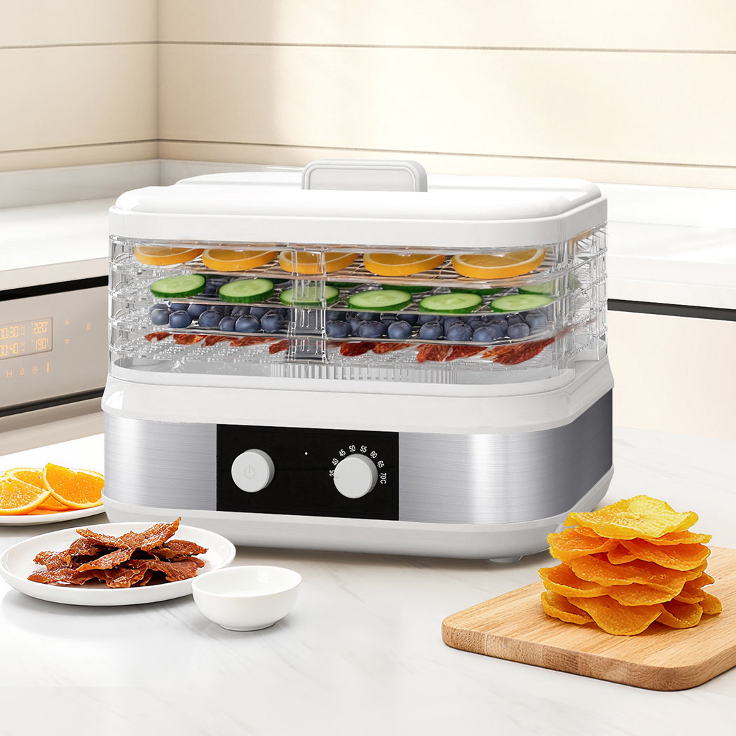 Spector 5 Trays Stainless Steel Food Dehydrator Dryer