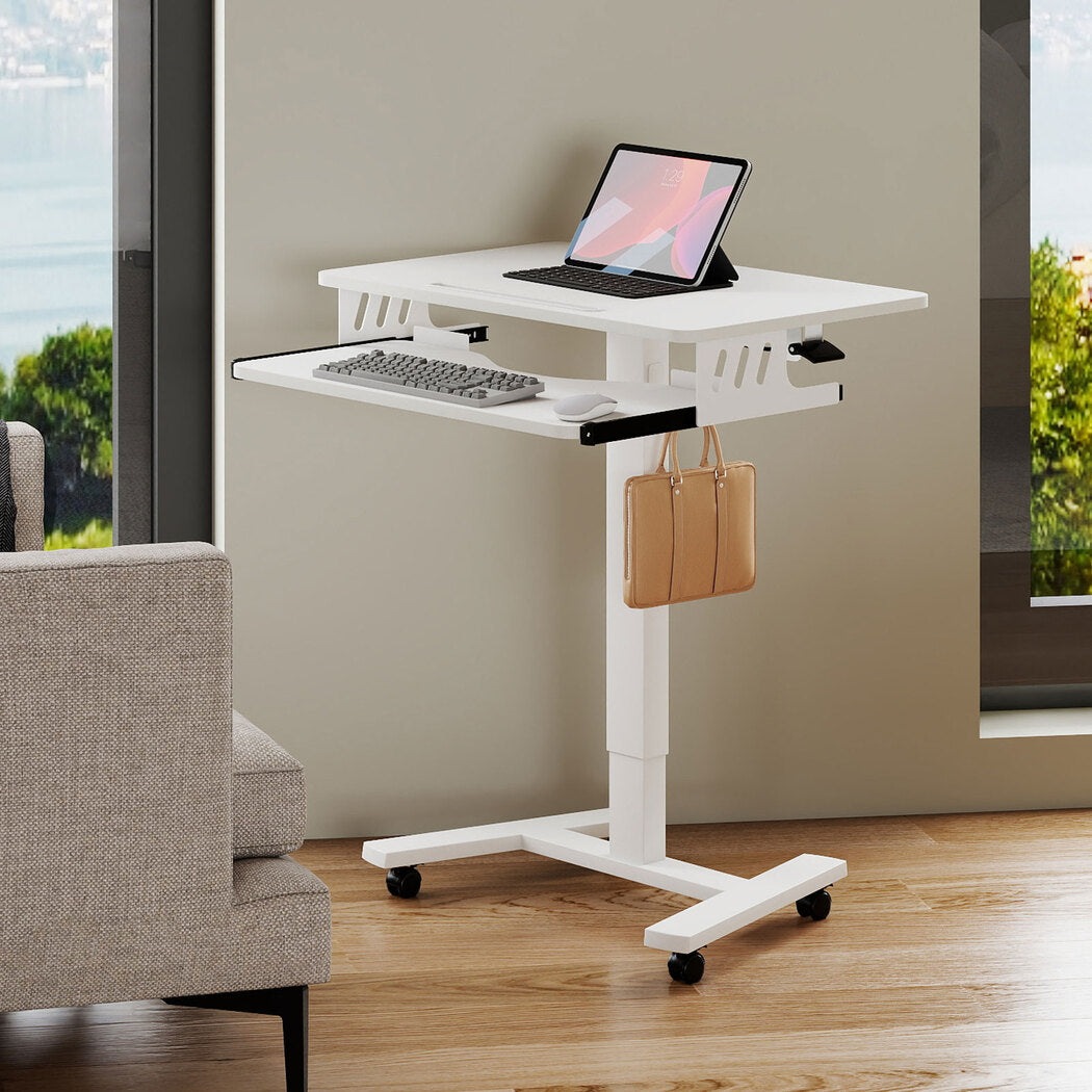 Levede Mobile Standing Desk Adjustable Height Table