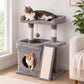 Pawz Cat Tree Tower Large Perch Condo Sisal Scratcher for Indoor Felines Grey