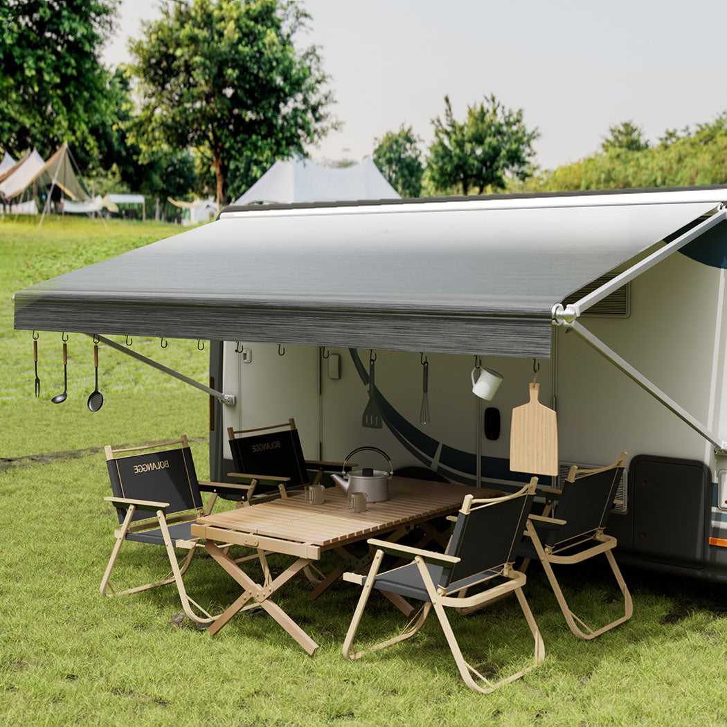 Manan 15FT RV Awning Fabric Replacement 18.05oz Caravan