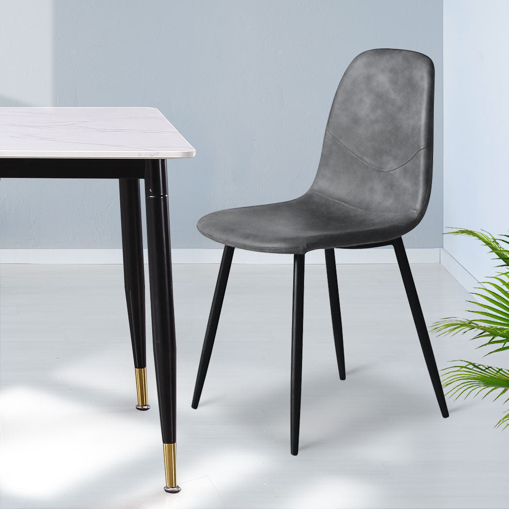 Levede 8x Dining Chairs Kitchen Eames