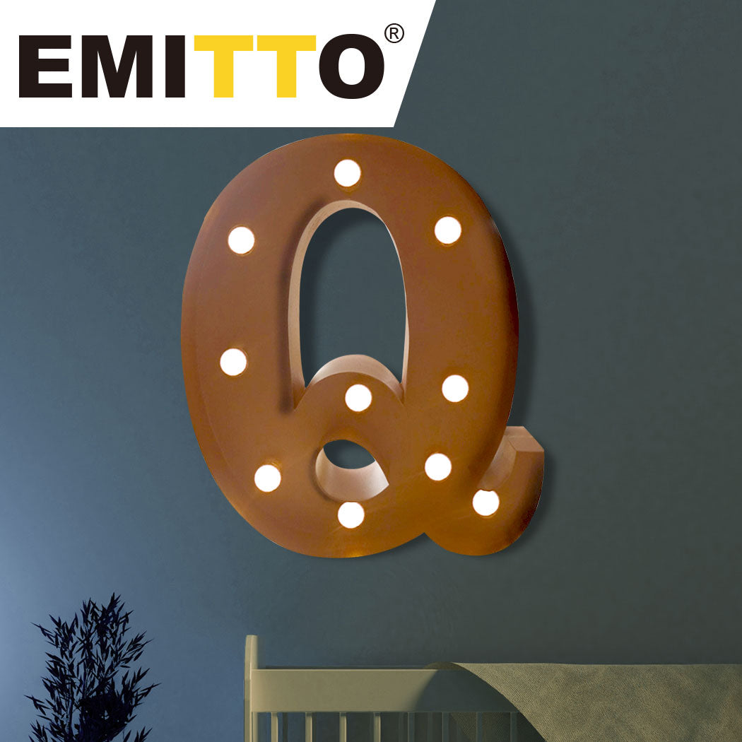LED Metal Letter Lights Free Standing
