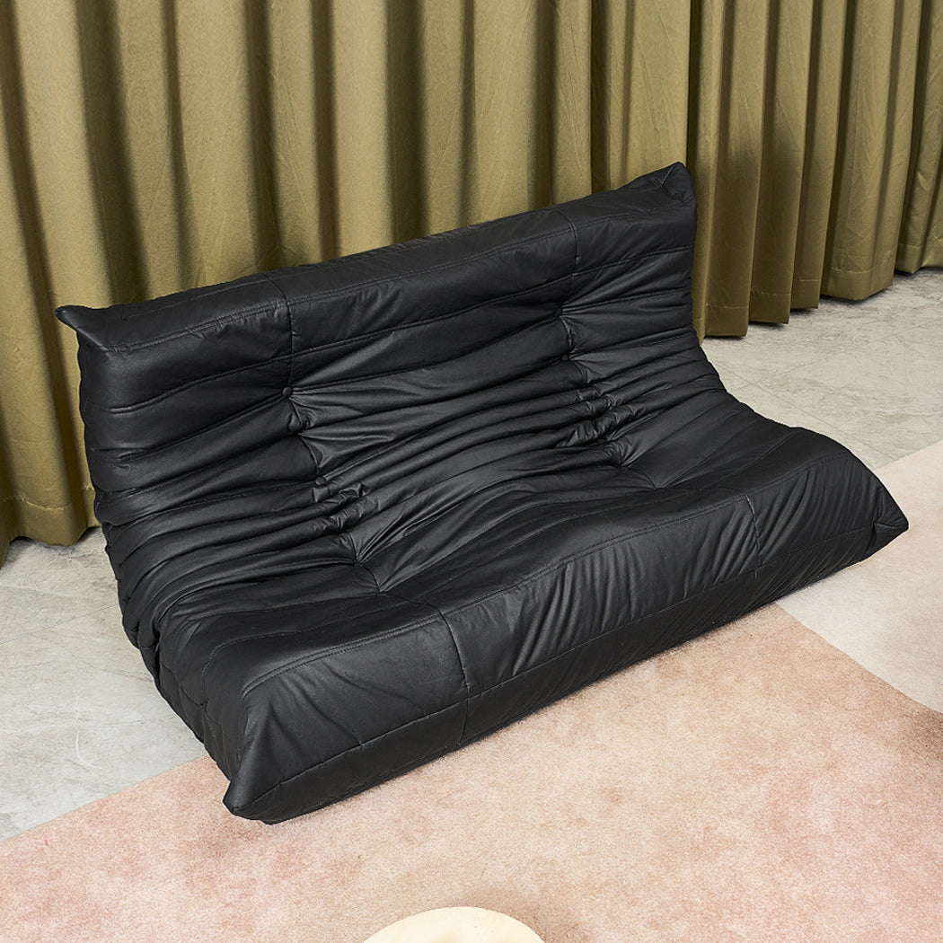 Levede 2 Seaters Floor Sofa Caterpillar Lounge