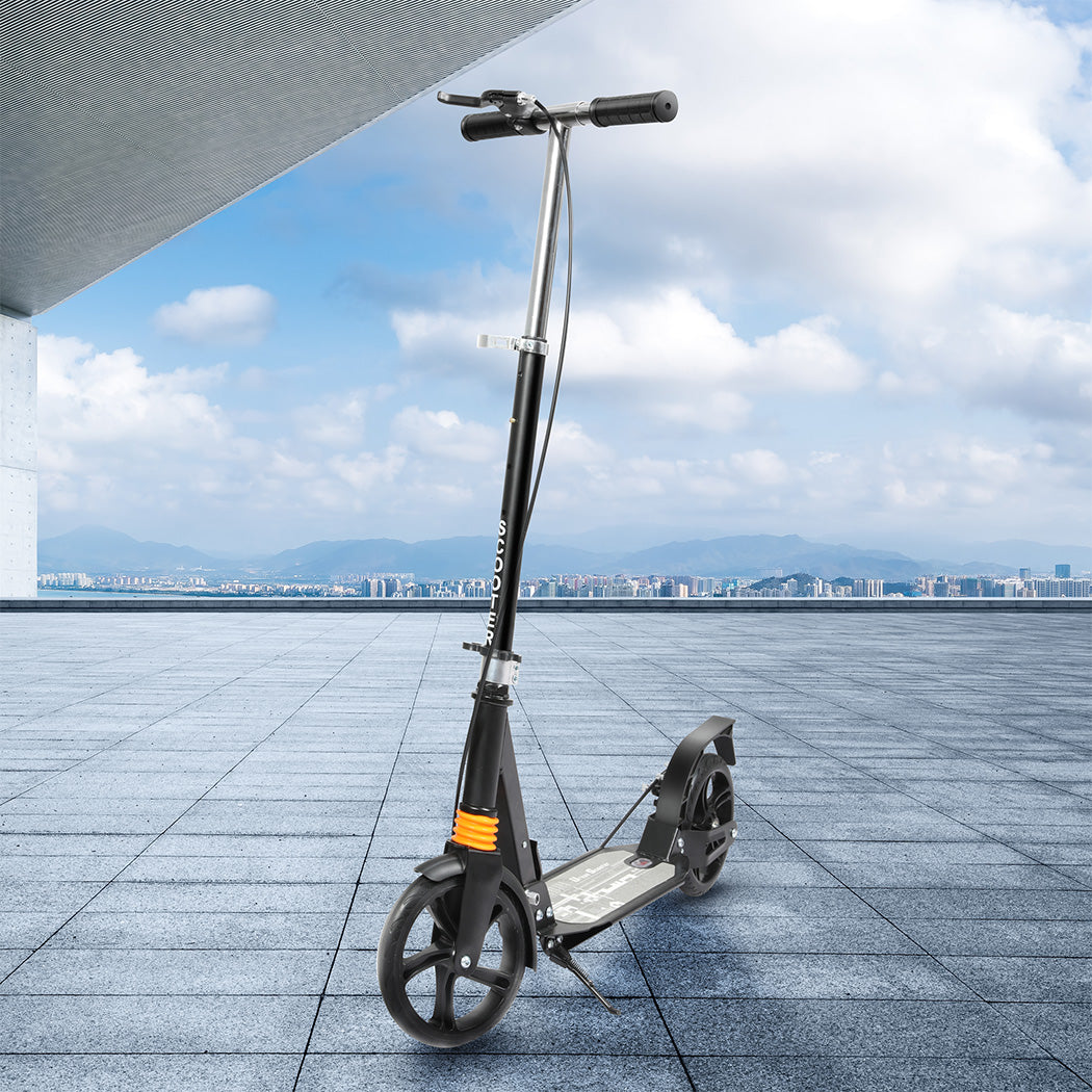 MONVELO Adult Commuter Foldable Scooter Black