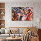 Yezi Modern Canvas Wall Art Large Abstract Figure Painting Decor 70x100cm